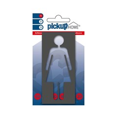 Pickup 3D Home Picto Frame (Man/Vrouw) Diapositief - Grijs